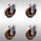 Service Caster 4 Inch SS High Temp Glass Filled Nylon Wheel Swivel Bolt Hole Caster Set SCC SCC-SSBH20S514-GFNSHT-4 - alternate 1